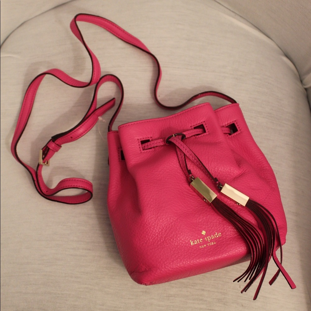 KATE SPADE NEVER USED Hot Pink Crossbody Bag